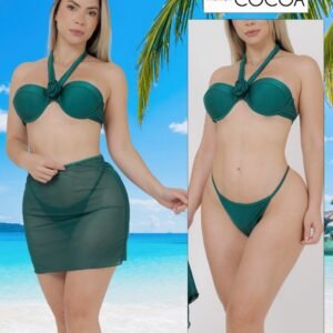 Traje de baño de 3 piezas