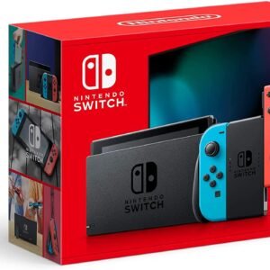 Nintendo Switch with Neon Blue and Neon Red Joy-Con - Handheld Gaming Console