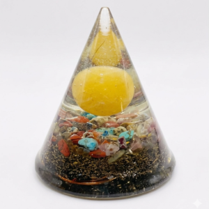 Cono Orgonita de claridad, éxito y flujo positivo