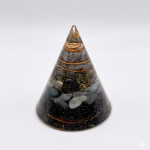 Orgonita Paz y Conexión divina. Cono de 5cms