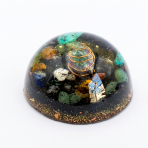 Orgonita de semicírculo “Escudo de poder interior”