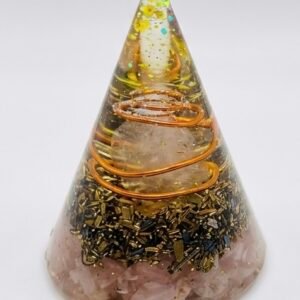 Orgonita Corazón de Luz. 5cms