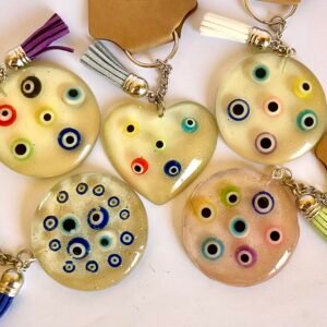 Llaveros con ojo turco: Protección que podas llevar siempre con vos