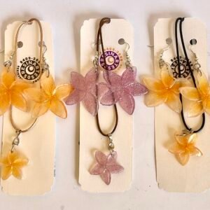 Juego de Chapas y collares de Flor de Sacuanjoche