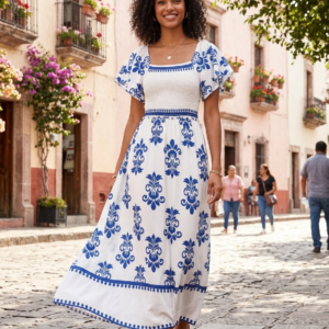 Vestido Dama Largo Estampado