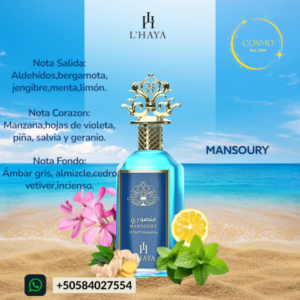 Mansoury, Fragancia extracto de perfume de 100 ml
